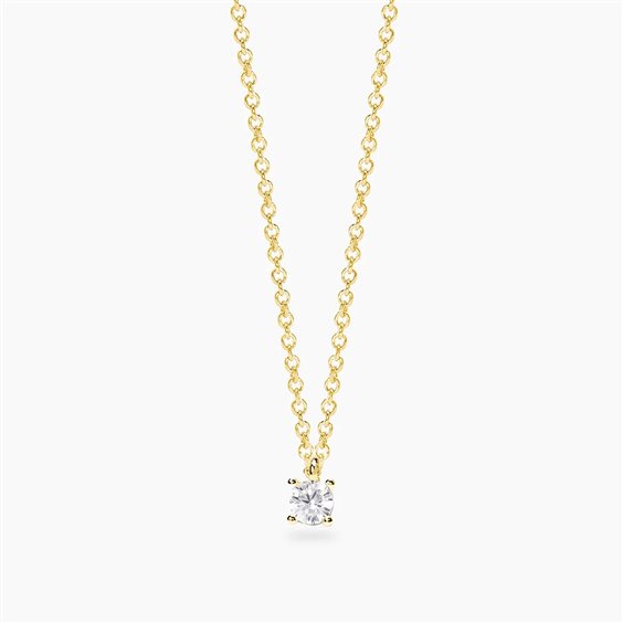 Collana Mabina Donna in Argento Diamante Lab Grown 0.15 Ct 553940 - 553940